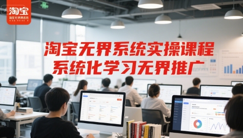 淘宝无界系统实操课程，系统化学习无界推广_超次元库