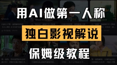 用AI做第一人称独白影视解说，手把手教学，保姆级教程_超次元库