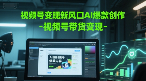 视频号变现新风口AI爆款创作-视频号带货变现_超次元库