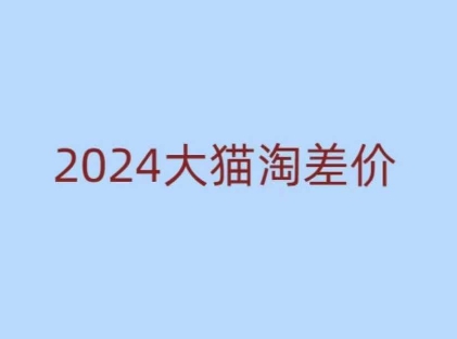 2024版大猫淘差价课程，新手也能学的无货源电商课程_超次元库