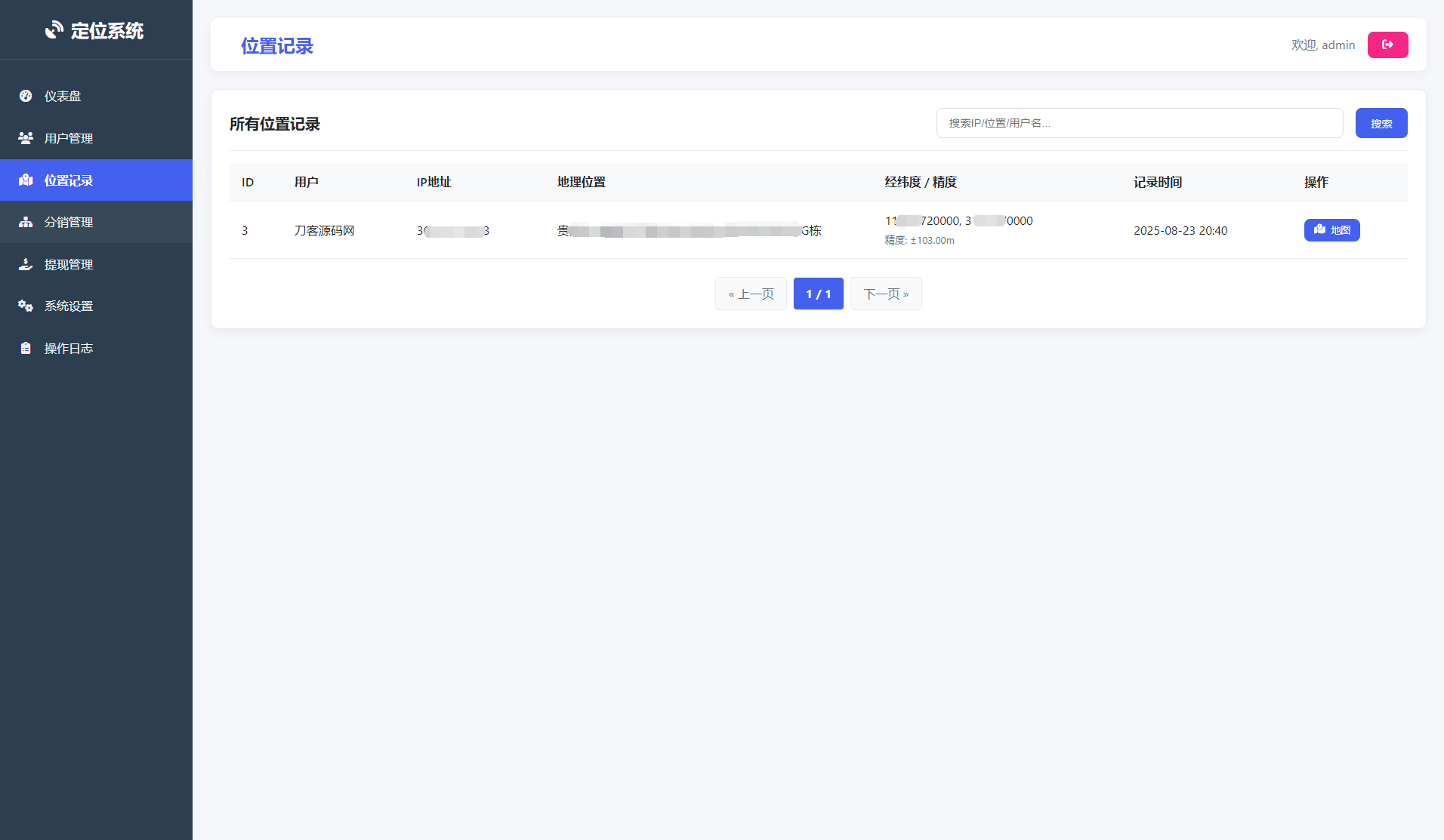 IP定位系统源码 二开版 新增分销功能_超次元库