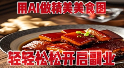 用AI做精美美食图，无需专业设备拍摄，轻轻松松开启副业_超次元库