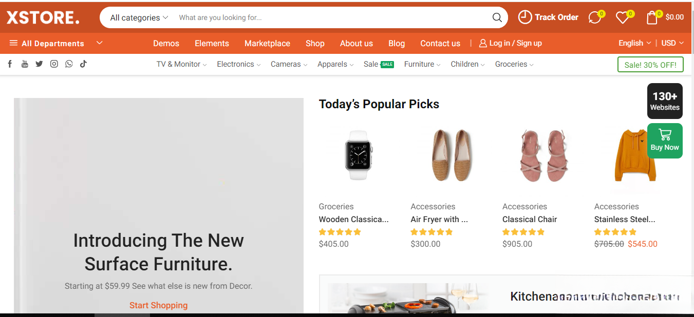 WordPress主题–Xstore v9.5.1 Woocommerce主题 破解版下载-超次元库