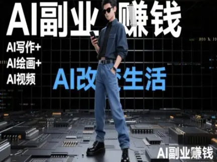 AI改变生活(Ai写作+AI绘画+Ai视频)，AI副业挣钱_超次元库