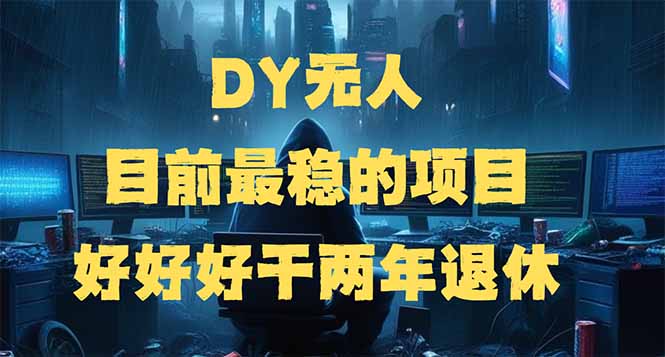 DY无人，目前最稳的项目，矩阵放大边旅游边赚钱，好好好干两年退休_超次元库