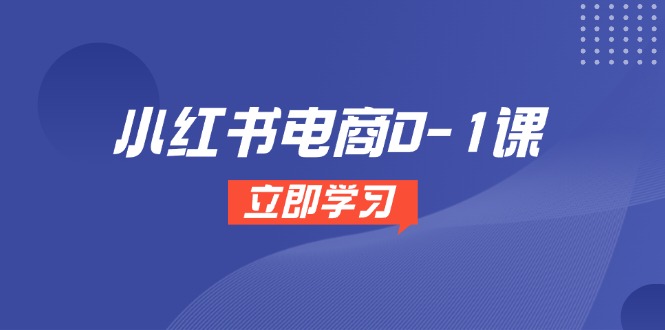 小红书电商0-1课，开店选品全流程，多平台素材处理与爆款笔记制作_超次元库