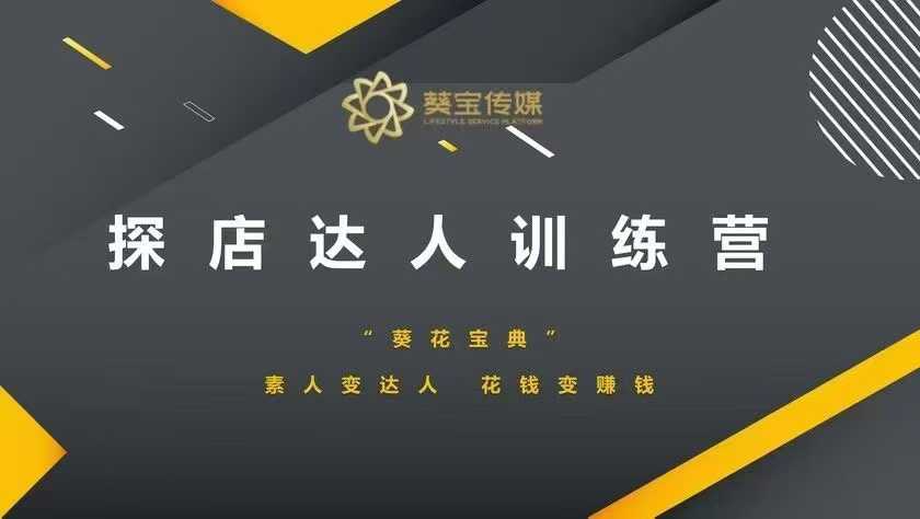 探店达人训练营，素人变达人，花钱变赚钱_超次元库