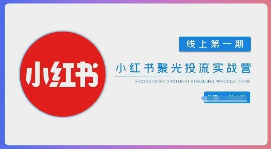 小红书聚光陪跑第一期，教你从0到1玩转小红书聚光投流，搭建小红书付费投流团队，更快的见到效果_超次元库