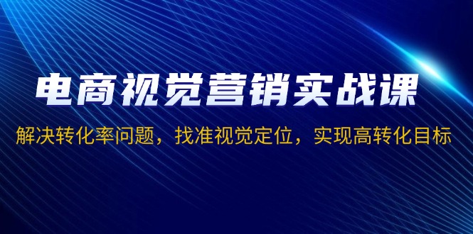 电商视觉营销实战课，解决转化率问题，找准视觉定位，实现高转化目标_超次元库