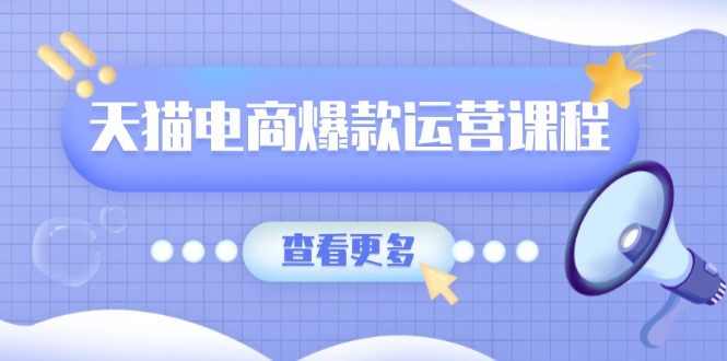 天猫电商爆款运营课程，爆款卖点提炼与流量实操，多套模型全面学习_超次元库