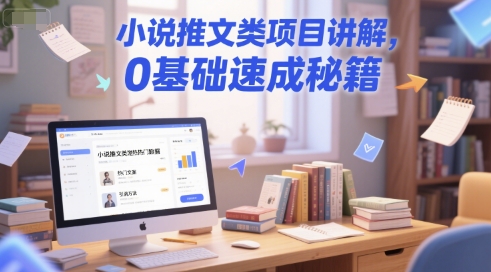 小说推文类项目讲解，0 基础速成秘籍_超次元库