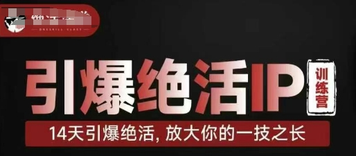 引爆绝活IP训练营，14天引爆绝活，放大你的一技之长_超次元库