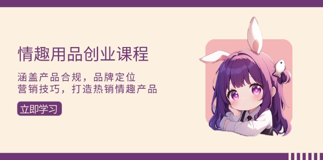 情趣用品创业课程：涵盖产品合规，品牌定位，营销技巧，打造热销情趣产品_超次元库