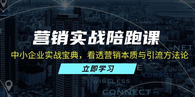 营销实战陪跑课：中小企业实战宝典，看透营销本质与引流方法论_超次元库