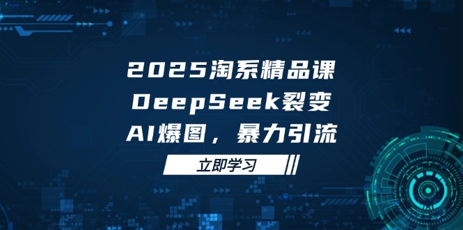 2025 淘系精品课，DeepSeek 裂变，AI 爆图，暴力引流_超次元库
