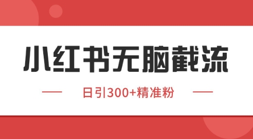 小红书截流同行客源，独家野路子获客玩法 日引200+暴力获客【揭秘】_超次元库
