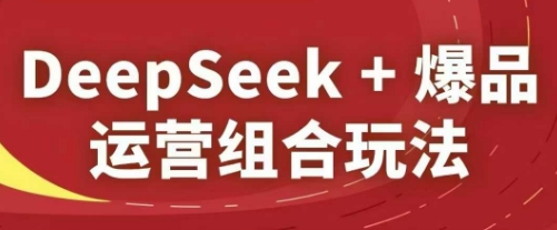 DeepSeek+爆品运营组合玩法，2025淘系精品课_超次元库