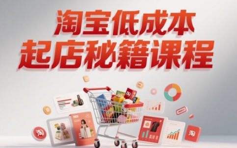 淘宝低成本起店系统课，助你快速起店，实现弯道超车_超次元库