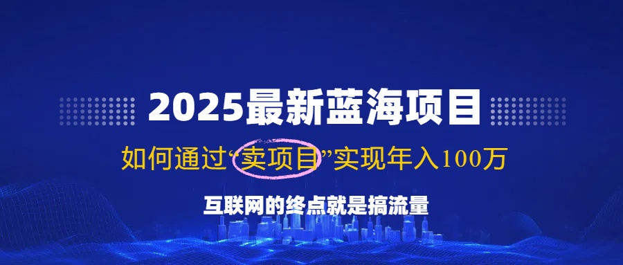 2025最新蓝海项目，零门槛轻松复制，月入10万+，新手也能操作！_超次元库