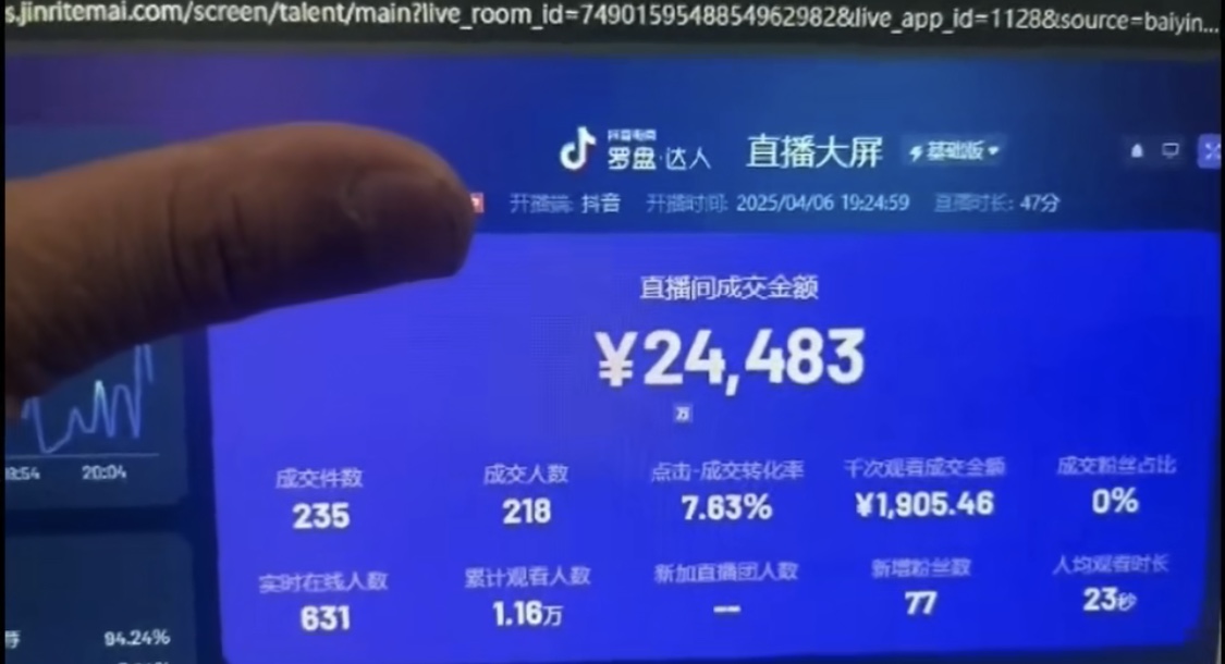 抖音破价直播，靠不露脸读稿子， 日入多张，100%起号_超次元库