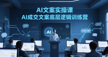 AI文案实操课，AI成交文案底层逻辑训练营_超次元库
