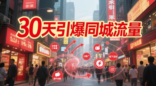30天引爆同城流量：团购篇 认知篇 流量篇 来客篇 达人篇 老板人设IP篇 投流篇_超次元库